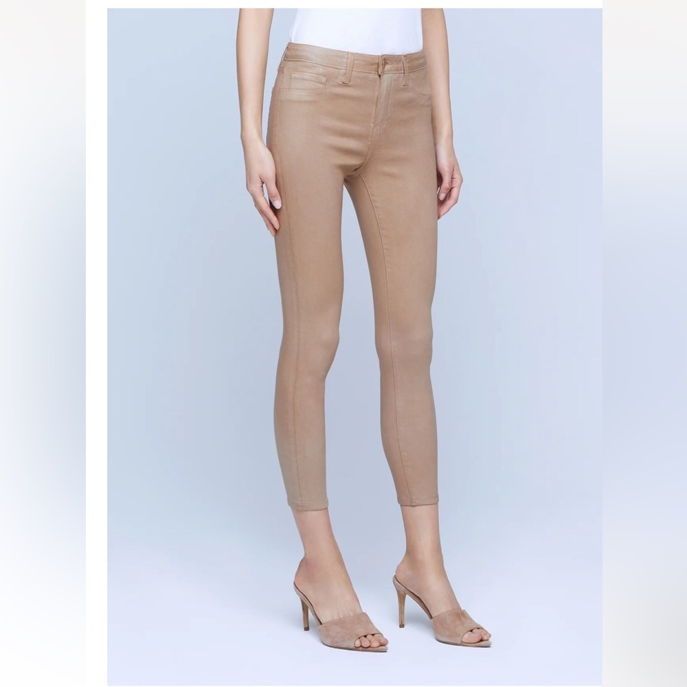 L'AGENCE Beige Skinny Jeans
